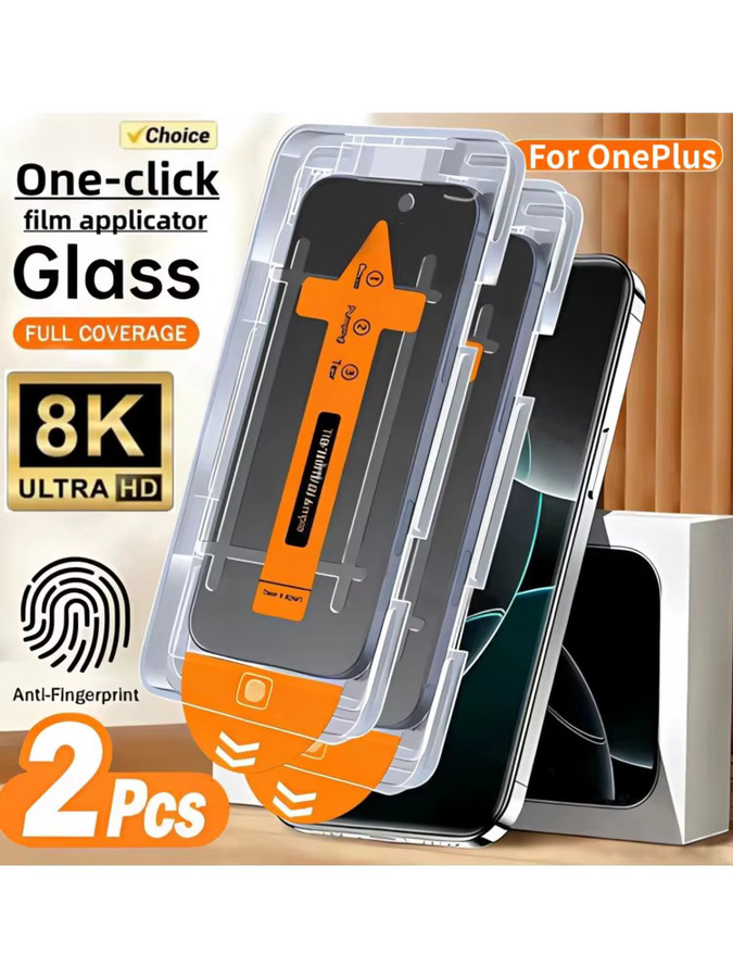 HD Vollbild-Glasschutzfolie für OnePlus Nord CE6 CE5 6 5 4 3 und OnePlus 15 13 12 11 15T 13T 10T 15R 13R 12R 10R 13S in Transparent - Bild 5
