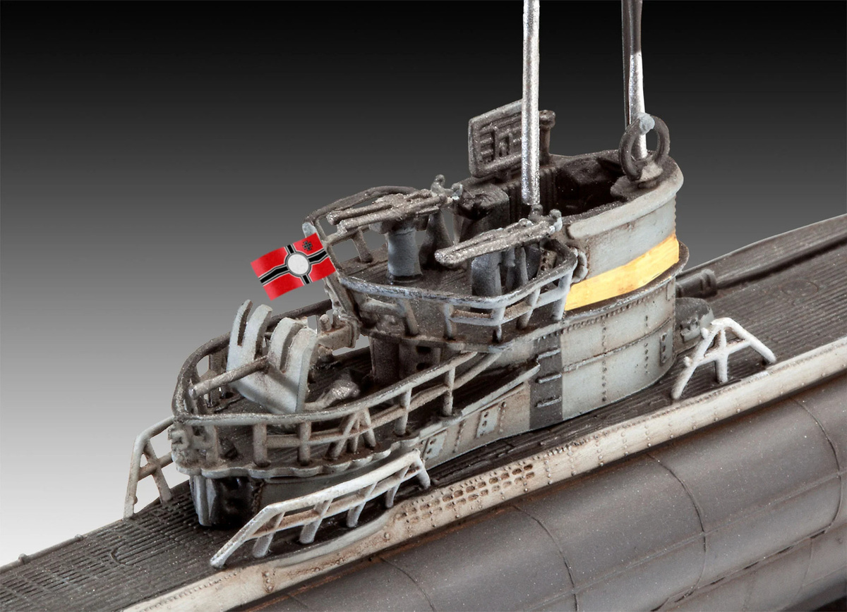 Revell German Submarine Type VII C-41, Fahrzeuge, 1:350, Kunststoff, Grau - Bild 4