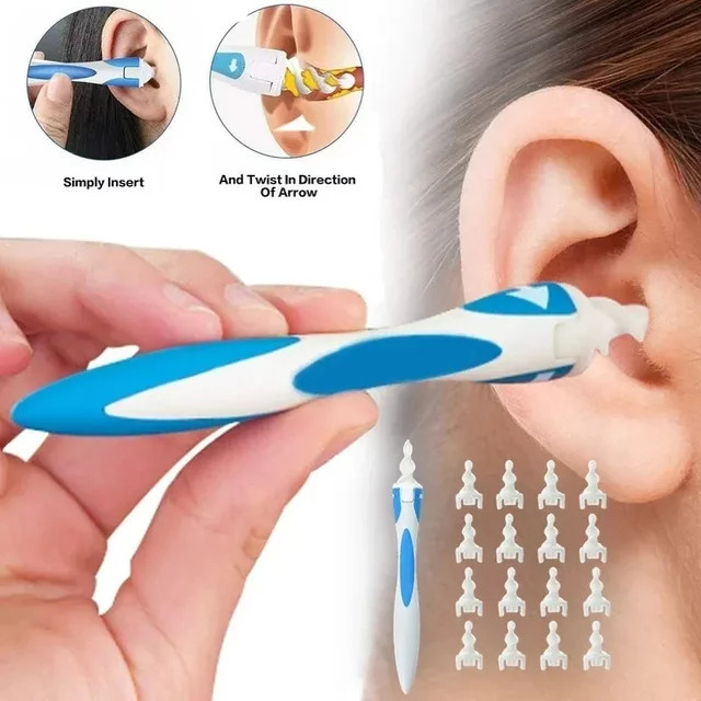 Silikon Ohrenschmalz Entfernung Werkzeug, Spirale, Unisex - Bild 1