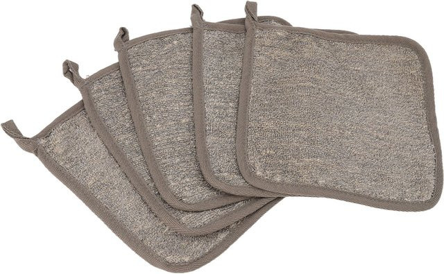 Koogeelife Peeling-Waschlappen, 5 Stück, Grau, Unisex - Bild 1