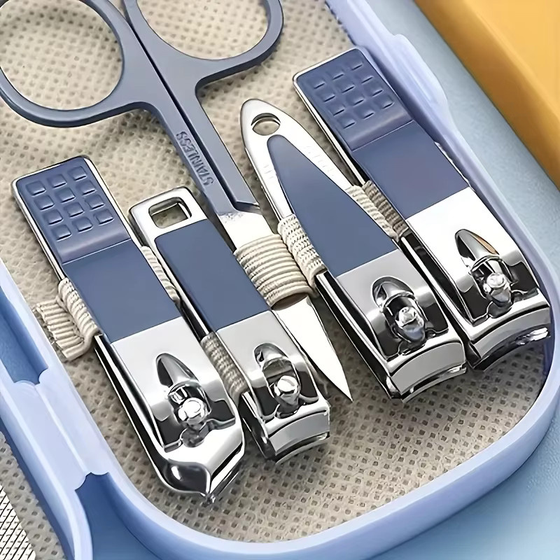 Ouriner Nagel- und Fußpflegeset aus Edelstahl, 14-teilig, Unisex - Bild 2