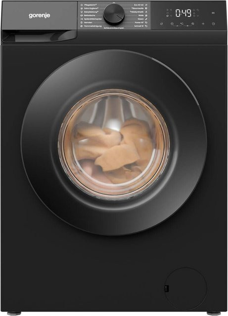 Gorenje Waschmaschine W5G2PS74AP2B in Schwarz mit 7 kg Kapazität, B/H/T: 59,5 x 84,5 x 43,5 cm - Bild 1