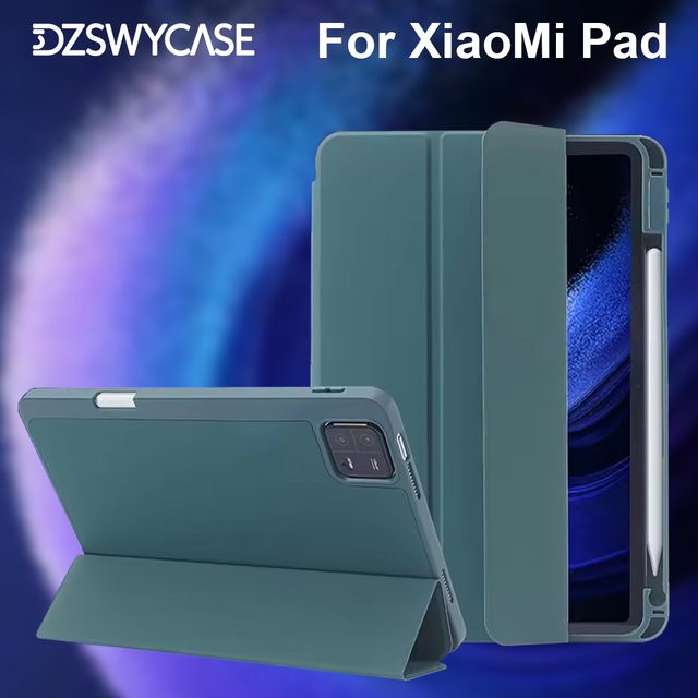 Xiaomi Schutzhülle für Pad 6, Pad 6 Pro, MiPad 5, MiPad 5 Pro, MiPad 7, MiPad 7 8, MiPad 8 Pro, Redmi Pad SE 11 mit Stifthalter und weicher Rückseite in Schwarz - Bild 1