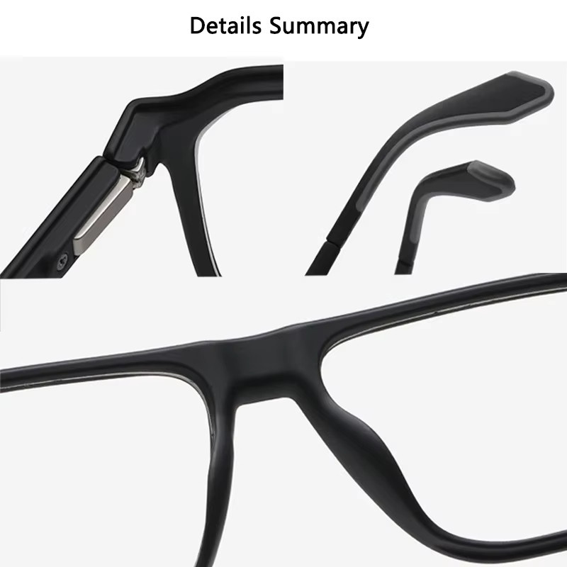 VABBON Korrektionsbrille, Vollrand, Kunststoff, black, Unisex - Bild 3