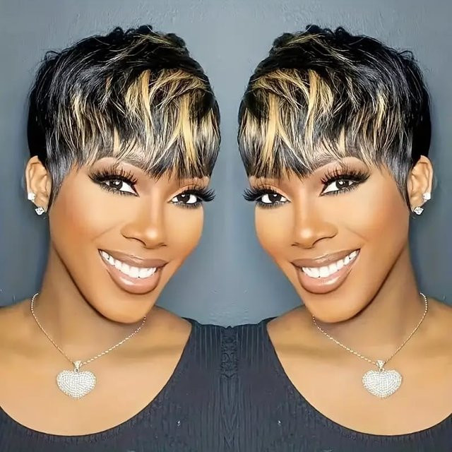 Suri Hair Pixie-Perücke, synthetisches Haar, Damen - Bild 1