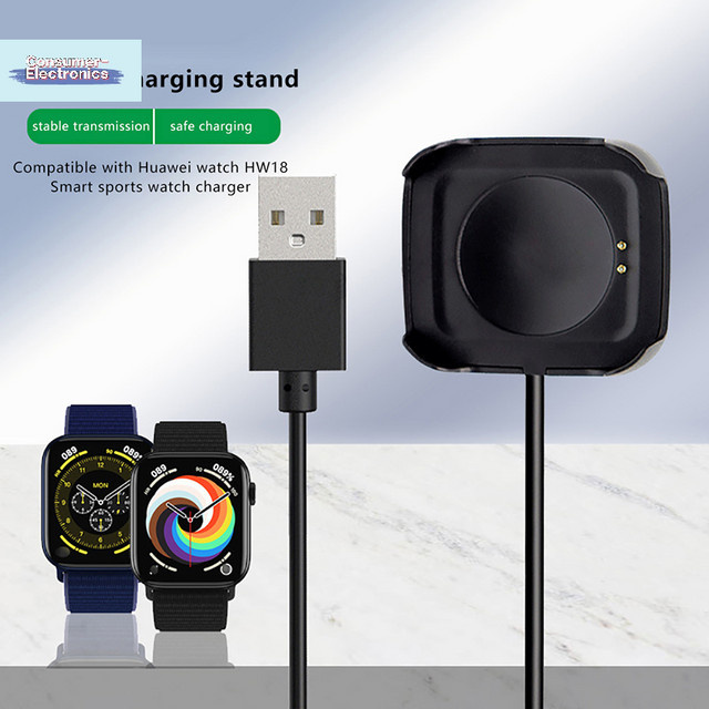 JETTING Magnetisches USB-A Ladekabel für Smartwatch in Schwarz - Bild 1