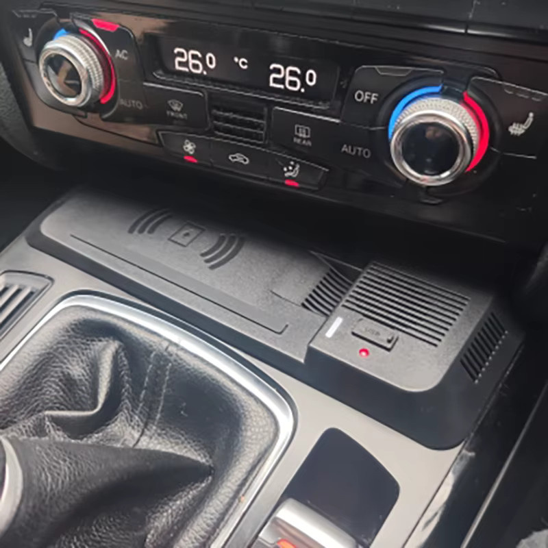 Kabelloses 15W Autoladegerät für Audi A4 B8 B9 A4 Allroad A5 S5 RS5 Q5 SQ5 in Schwarz - Bild 2