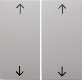 Berker Wippe Symbol Pfeil weiß aus Kunststoff für Schalter flush - Bild 1