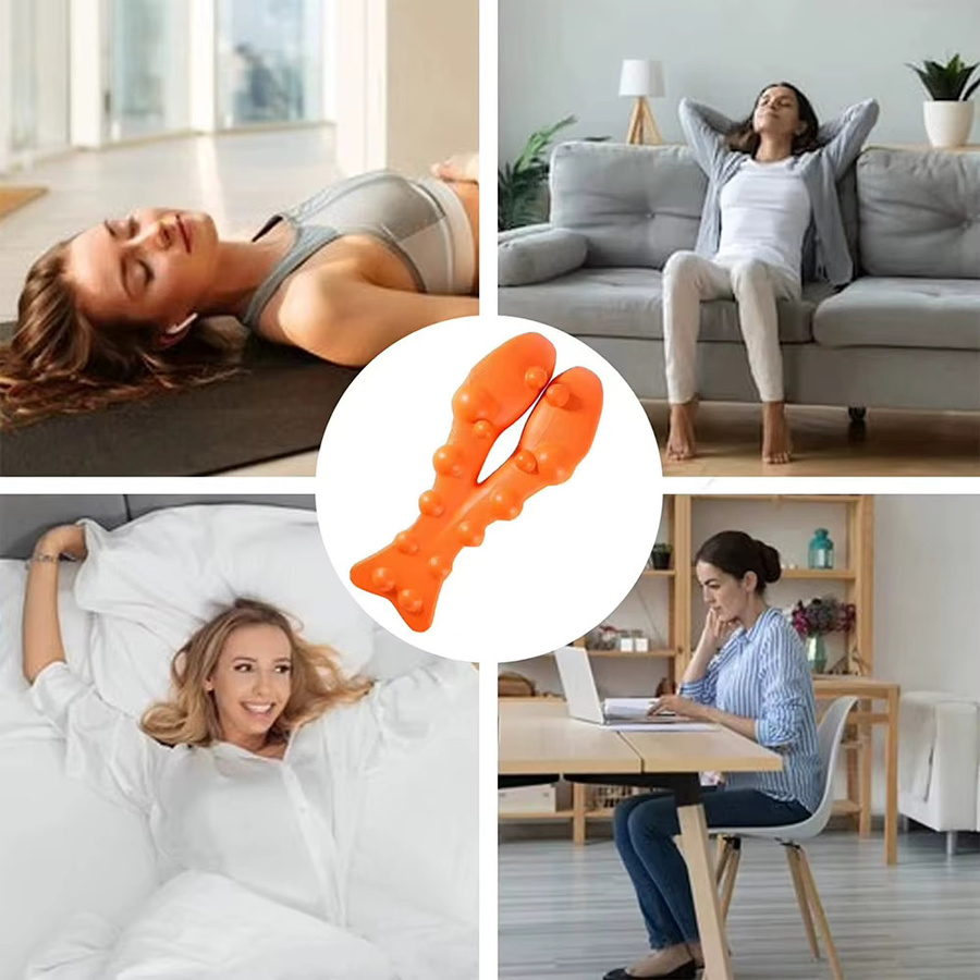 BOTQTOW Trapez-Massagegerät, Orange - Bild 4