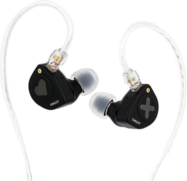 SIMGOT EW300 DSP In-Ear-Monitor Hybrid-Treiber Kabelgebundene Ohrhörer in Schwarz mit abnehmbaren DAC-Düsen - Bild 1