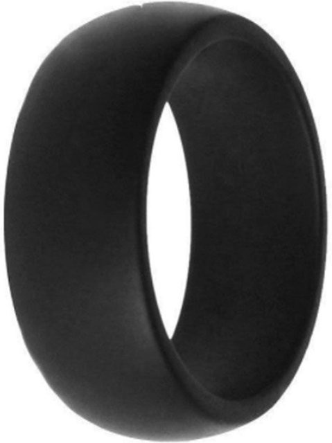 Silikonring, Schwarz, Unisex, 8mm - Bild 1