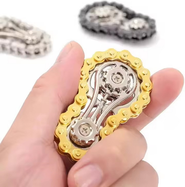 hairun Metall Fingertip Gyro Kettenrad Schwungrad Fidget Spinner, Spielzeug - Bild 1