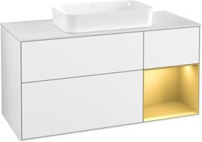 V&B Waschtischunterschrank Finion in Weiß, B/T: 120 x 60 cm - Bild 1