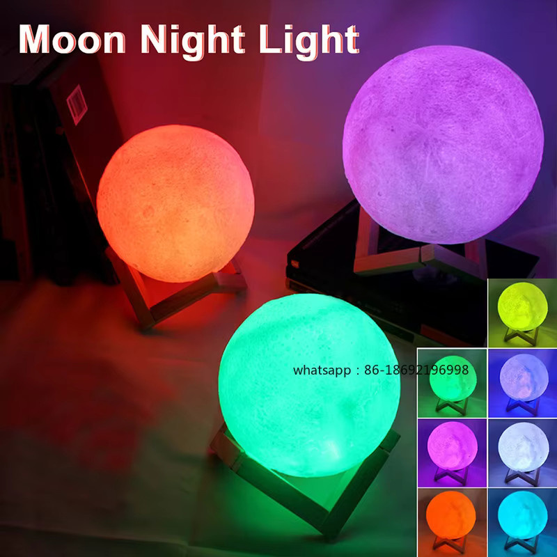 LED Mondlicht Buchlampe mit Galaxie-Effekt in Multicolour als Nachtlicht für Kinderzimmer und Schlafzimmer - Bild 5