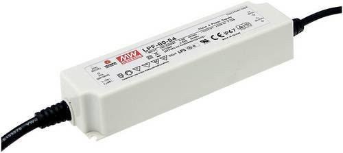 Mean Well MW LPF-60-12 LED-Treiber, Konstantspannung 60W 5A 7.2 - 12 V/DC, IP67, nicht dimmbar - Bild 1