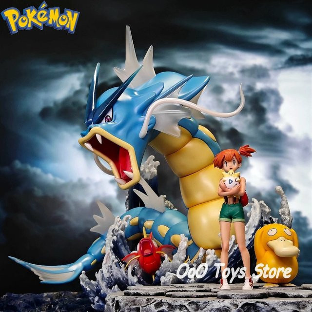 Bandai Pokemon Gyarados Anime Figur aus PVC in Blau, 20 cm Höhe - Bild 1