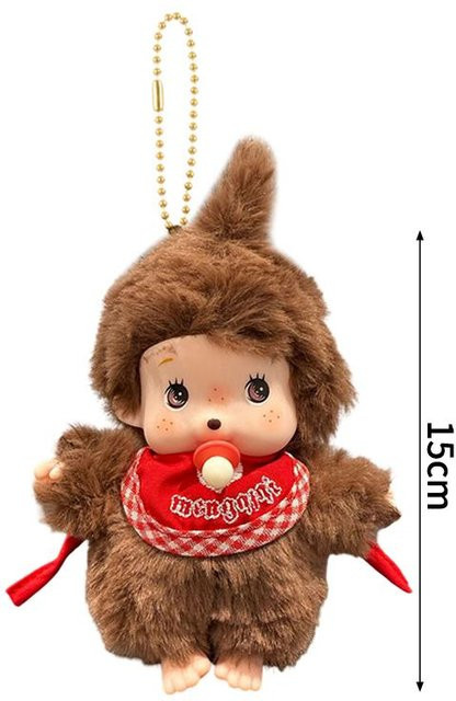 Monchhichi Plüsch Monchichi Anhänger, Puppe, 20cm, ab 1,5 Jahre - Bild 1