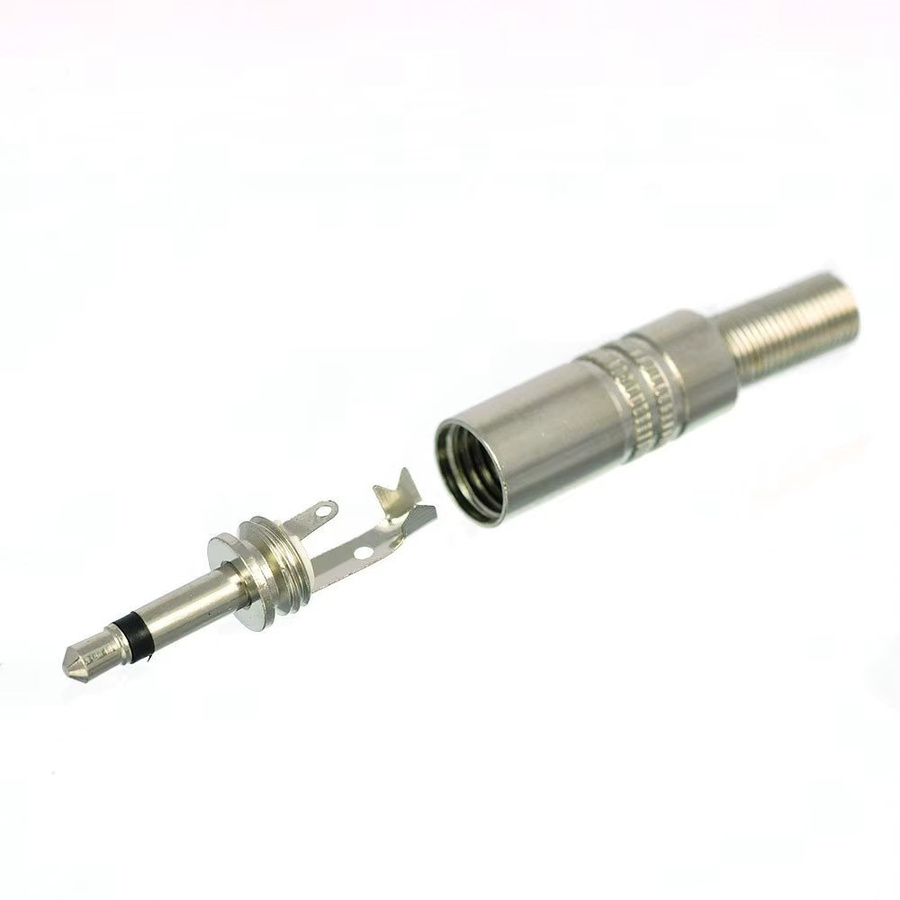 FRHY 5 Stück 3,5 mm TRS-Stereo-Klinkenbuchsen in Silber zum Löten für Audio und Lautsprecher - Bild 2