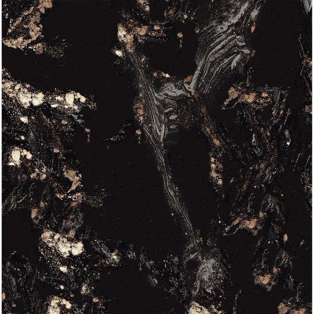 Bodenfliese Feinsteinzeug United Tile und Mosaic Opus in Gold mit Marmoroptik, poliert, B/T: 60 x 60 cm - Bild 1