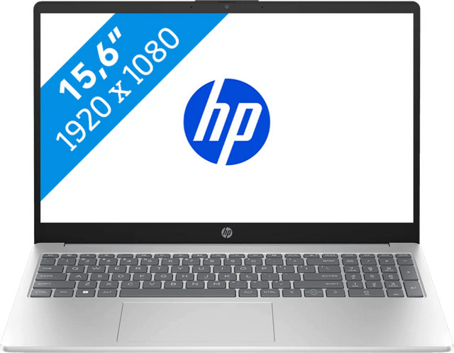 HP 15-fd1076ng Laptop mit 15,6 Zoll Display, Intel Core 7, 16GB RAM, 512GB SSD, Windows, Silber - Bild 1