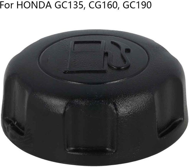 Kraftstofftankdeckel in Schwarz passend für Honda Motoren GC135 GC160 GC190 GCV135 GCV160 Rasenmäher Ersatzzubehör - Bild 1