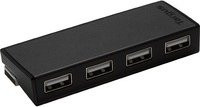 Targus USB 2.0 Hub mit 4 USB-A Anschlüssen in Schwarz - Bild 1