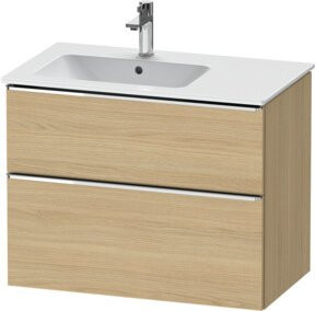 Duravit Waschtischunterschrank D-Neo Eiche Natur matt, B/T/H: 81 x 46,2 x 62,5 cm - Bild 1