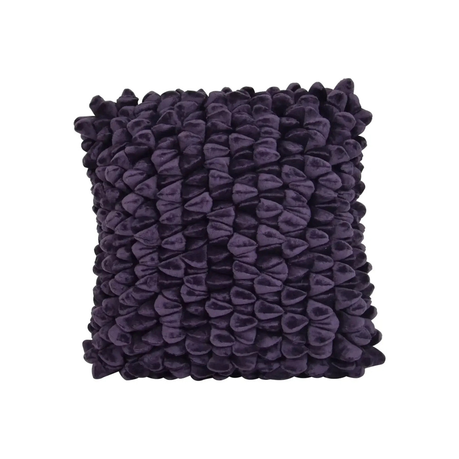 Haans Lifestyle Kissen Pebble Aubergine Lila B/B/H: 45 x 45 x 45 cm - Bild 1