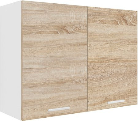 VCM Hängeschrank Esilo Küchenschrank beige mit zwei Drehtüren B/H/T: 80 x 60 x 31 cm - Bild 1