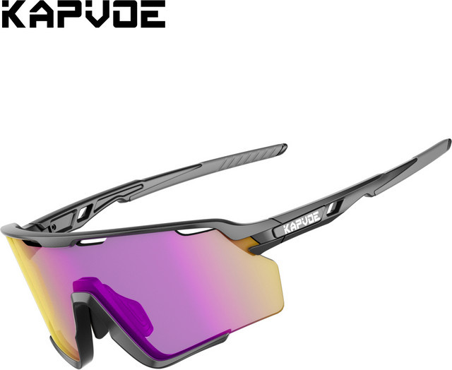 KAPVOE Sonnenbrille, polarisiert, Retro, Unisex, Vollrand, Kunststoff - Bild 1