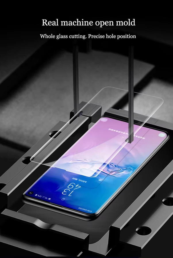 UV-Flüssigkleber HD Panzerglas Displayschutzfolie für OPPO Find X2 X3 X5 X6 Neo X7 Ultra Reno 3 4 5 6 7 9 10 11 12 Pro transparent - Bild 5