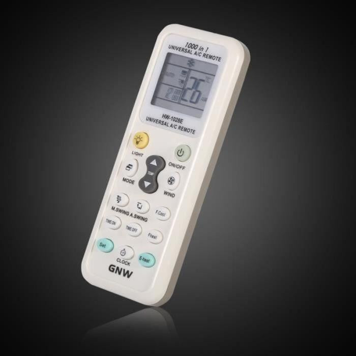 Techtrusty Universalfernbedienung für Klimaanlagen K-1028E in Weiß - Bild 2