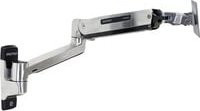 Ergotron LX HD Sit-Stand Wandhalterung für LCD-Displays bis 46 Zoll, höhen- und tiefenverstellbarer Monitorarm in Polished Aluminum, VESA 100x100 mm - Bild 1
