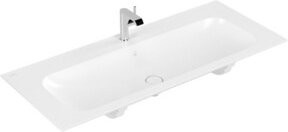 V&B Möbelwaschtisch Finion aus Keramik in Weiß mit 1 Hahnloch und ohne Überlauf, B: 120 cm, T: 50 cm - Bild 1