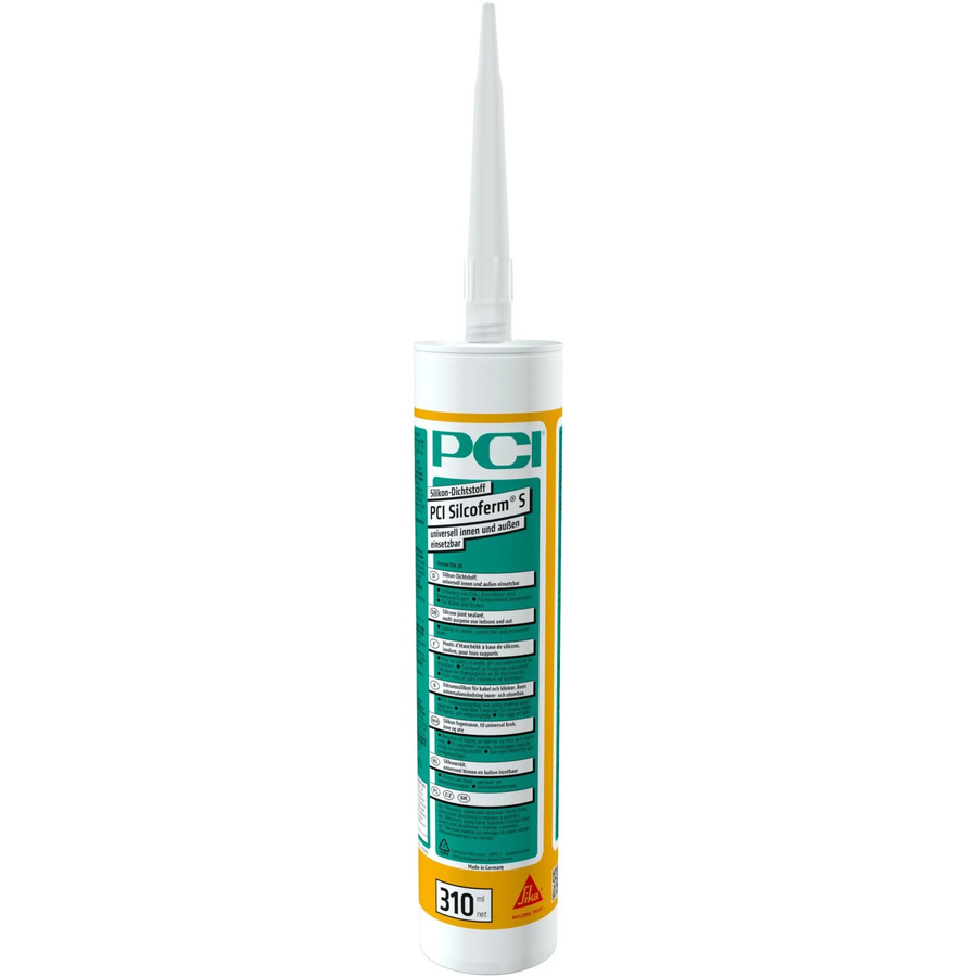 PCI Silcoferm S Silikon-Dichtstoff Basalt Grau 310 ml - Bild 2