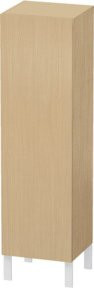 Duravit L-Cube Halbhochschrank für das Badezimmer in Eiche natur, B/T/H: 40 x 36,3 x 132 cm - Bild 1