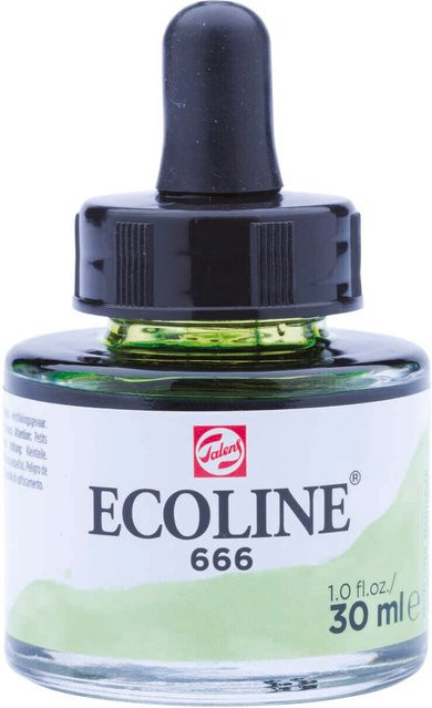 ECOLINE Flüssige Wasserfarbe Pastellgrün 30 ml - Bild 1