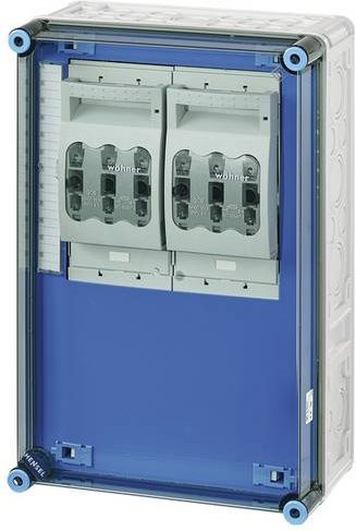 Hensel Wandgehäuse Mi 6365 Verteilerkasten aus Kunststoff in Blau - Bild 1