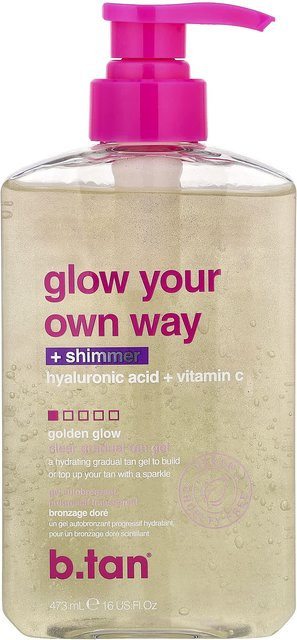 b.tan Glow Your Own Way Selbstbräunungsgel, 473 ml, Unisex - Bild 1