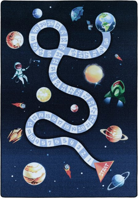 Ayyildiz Kinderteppich Play 2910 in Marineblau, B/T: 140 x 200 cm - Bild 1