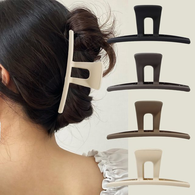 FORWOT Haarklammer, Matte Haarspange, Damen - Bild 1