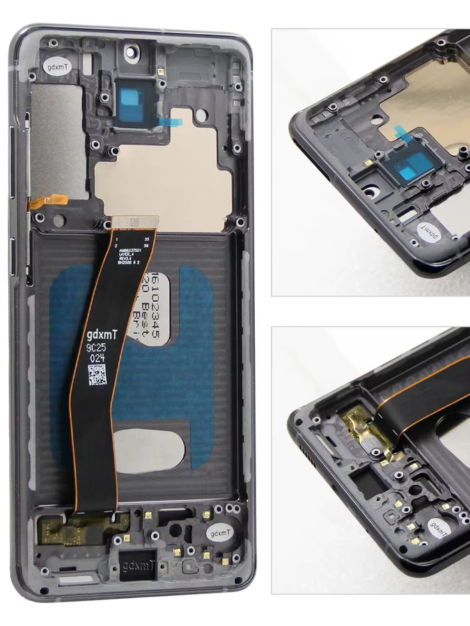 Q-PASS LCD Touch Screen Display Digitizer Montage für Samsung Galaxy S20 4G SM-G980 SM-G980F SM-G980F/DS in Schwarz oder Silber - Bild 6