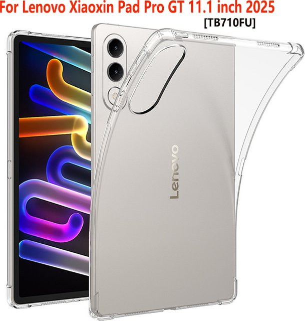 Schutzhülle für Lenovo Xiaoxin Pad Pro GT 11,1 Zoll 2025, transparentes Silikon-TPU mit Airbag-Schutz - Bild 1