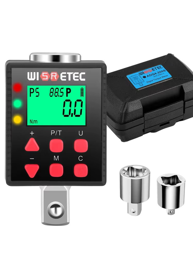 Digitaler Drehmomentadapter Rbefeuly 1/2 Zoll, 3,4 - 340 Nm, Schwarz, Genauigkeit ±1% mit Voreinstellungsspeicher für Auto und Motorrad - Bild 7
