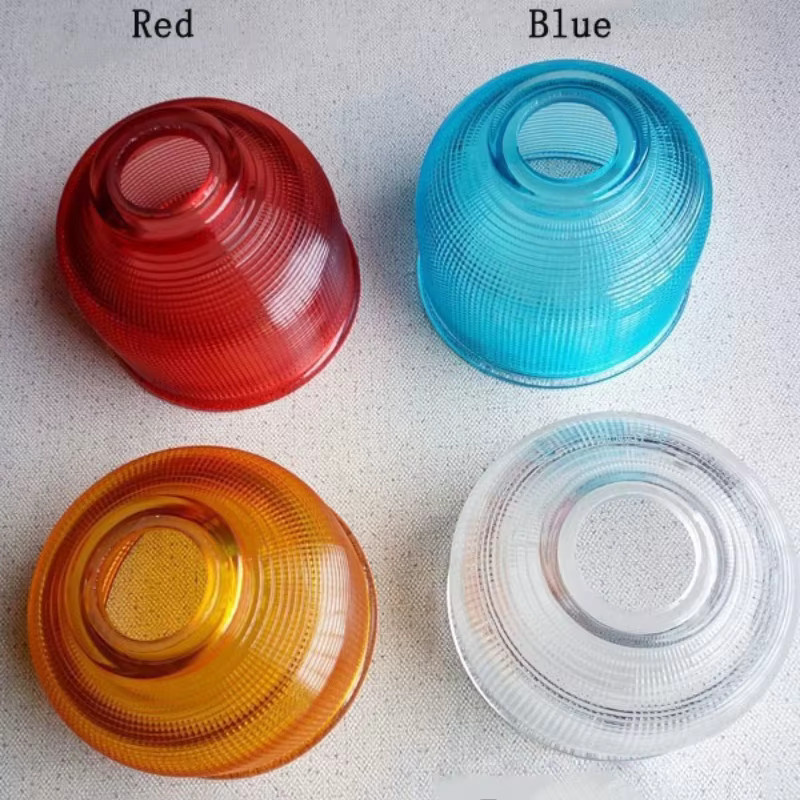 Lava Ball Buntglas-Pendelleuchte im Vintage-Stil mit E27-Fassung, Mehrfarbig, Gold/Messing - Bild 4