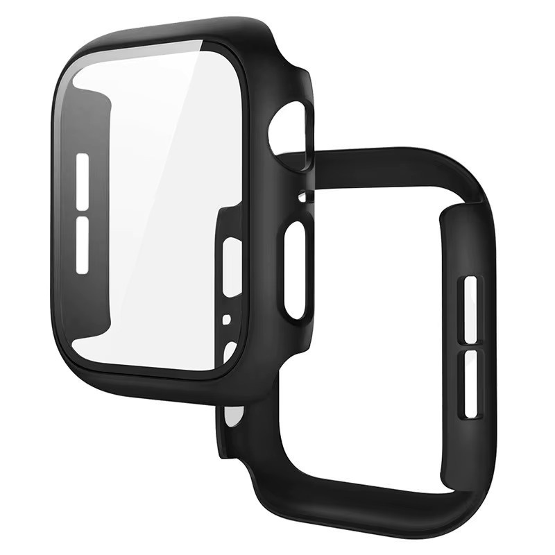 Apple Schutzhülle mit Bildschirmschutz, Kunststoff, Schwarz, Unisex - Bild 3