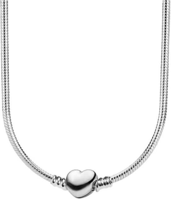 Halskette 925 Silber, Schlangenknochen, 55 cm, Damen - Bild 1