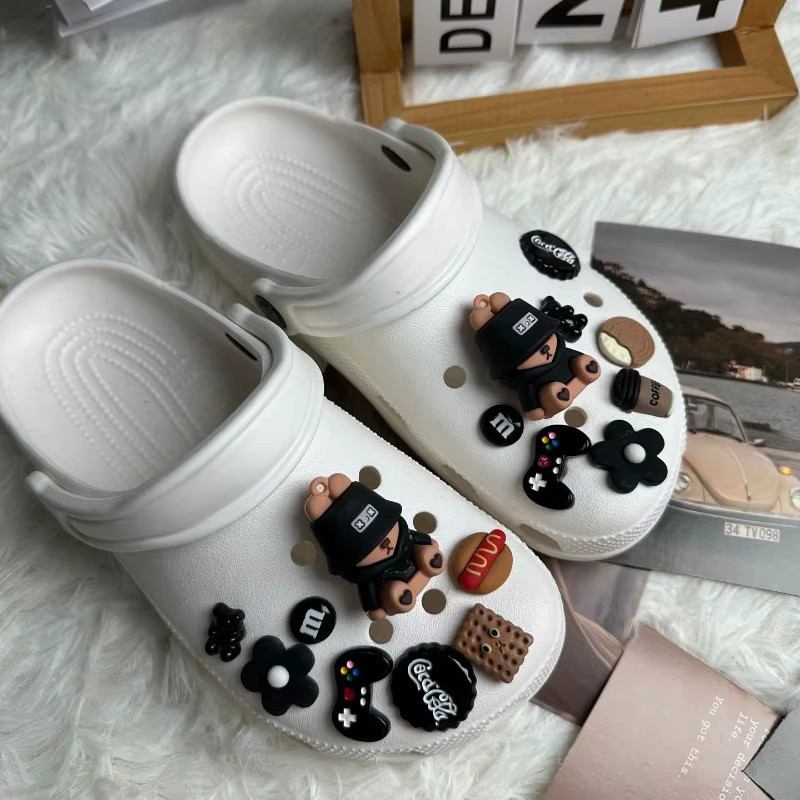 FHLDING Schuhcharms-Set, 16-teilig, Harztiere, Zubehör für Clogs - Bild 4