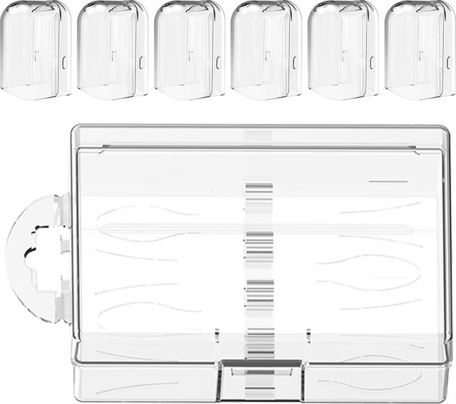 Philips Zahnbürstenkopf-Set, 6 Stück, transparent, kompatibel mit Philips Sonicare - Bild 1