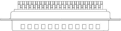 Molex D-SUB Steckverbinder 1731130066 mit 78 Polen und Lötkelch - Bild 1